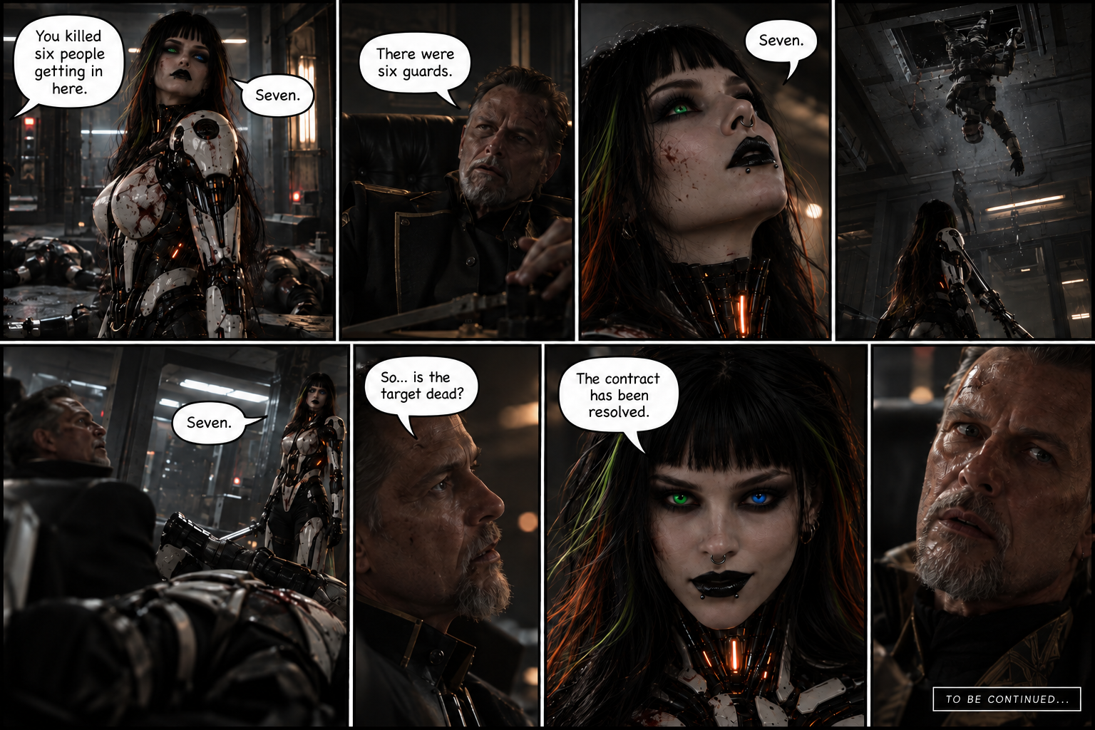 Comic artwork for Seven; select to read the episode and transcript.